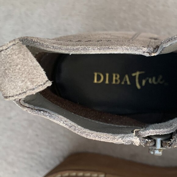 Diba True Comet Ride Circle It Suede Wedge Platform Booties Sz 7.5 NWT - Picture 16 of 16